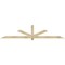 Ekena Millwork Kennewick Rough Sawn Timber Gable Bracket, Douglas Fir, 108"W x 22"H x 2"D x 4"F, 5/12 Pitch GBW108X22X0204KEN00RDF - alternate 1